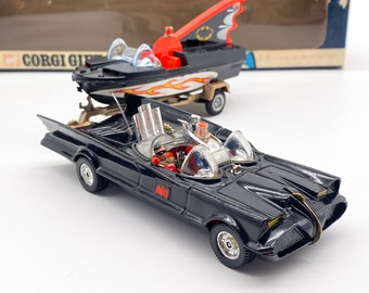 バットモービルとバットボート コーギー ギフト セット 3 1973