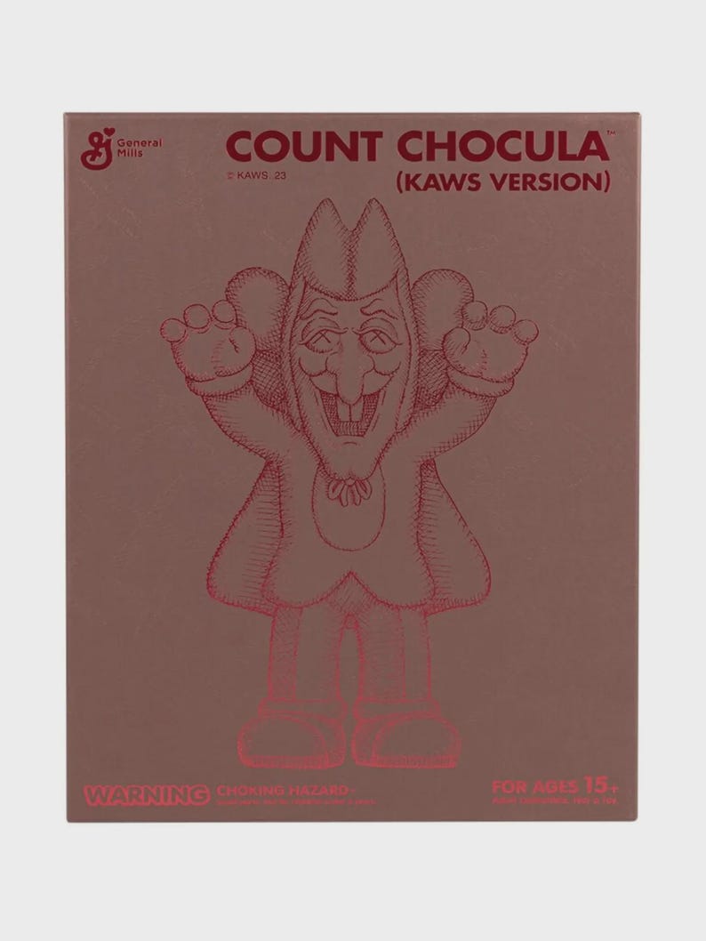 Kaws Count Chocula シリアルモンスター - メディコム・トイ NIB 画像 5