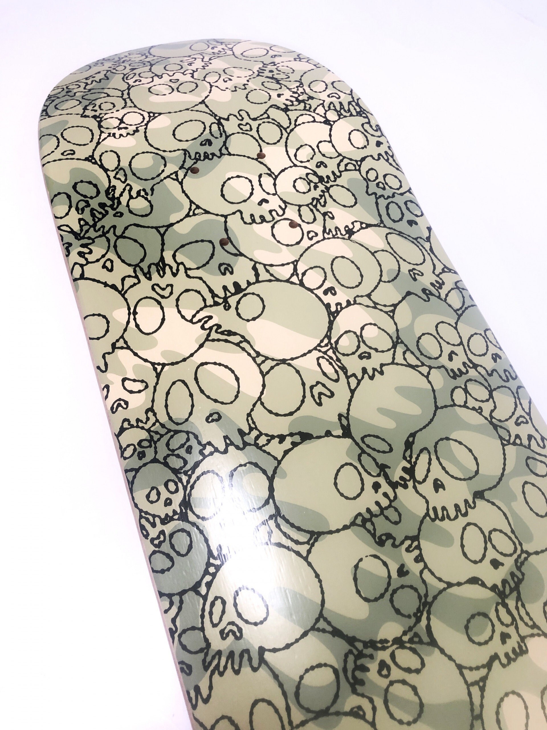 Takashi Murakami Skulls Skateboard – Camo Light Green - Etsy
