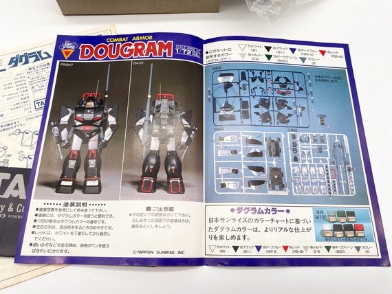 当時物☆COMBAT ARMOR DOUGRAM 1/48 Combat Armor Dougram, Takara Model Kit 1981 NIB - Etsy