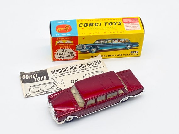 Corgi Toys 247 - Mercedes Benz 600 Pullman MIB 1964 - Etsy Australia
