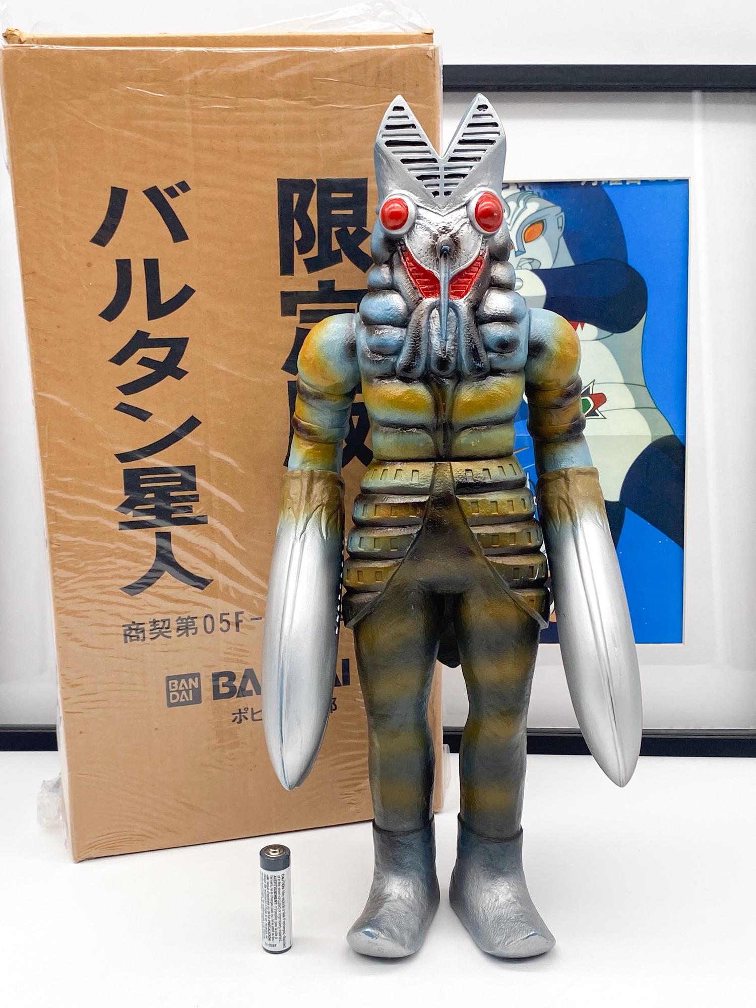 バルタン星人 ジャンボ ソフビ 14インチ バンダイ 1984 MIB 旧在庫