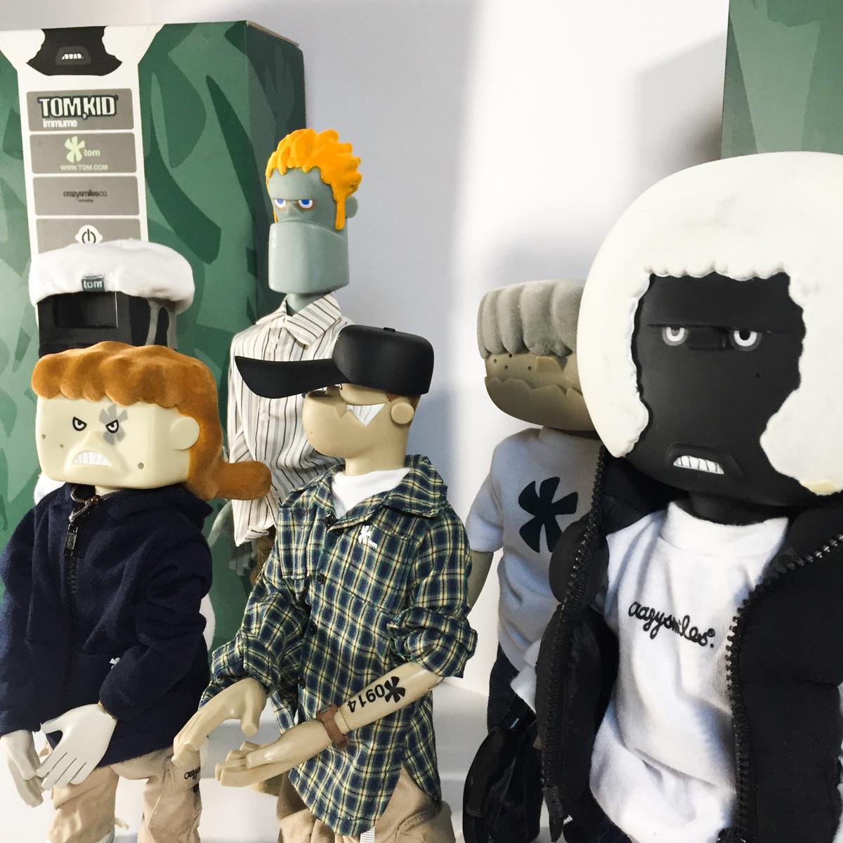 TOM KID Michael LAU - Complete Set of 6 12 Inch Figures - Etsy