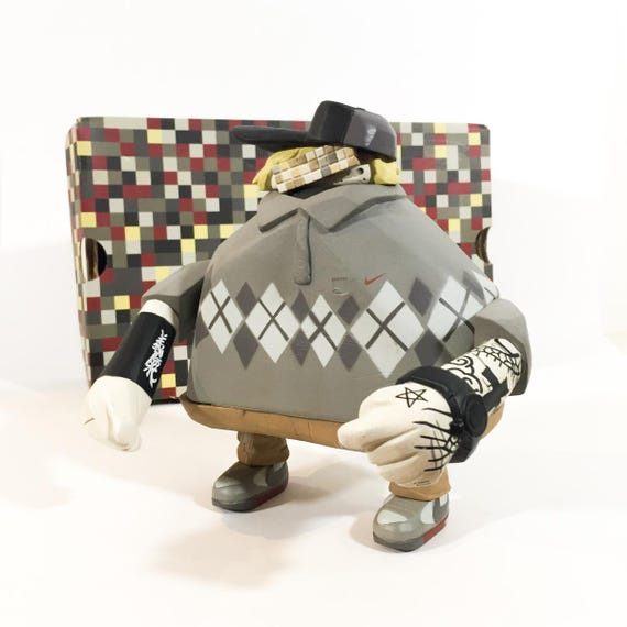 マイケル・ラウ×NIKE未開封　レアフィギュア Crazychildren Boy D Crazychildren #14 Michael Lau X Nike X Fiberops [NEW MISB