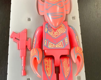 MEDICOM TOY - MEDICOM TOY メディコムトイ BE@RBRICK Futura 2000 UNKLE Pointman Pink Kubrick 400% ベアブリック フューチュラ Futura 2000 x Medicom Toy - Unkle Pointman Kubrick 400% ..