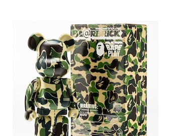 Bearbrick 400% BAPE Play Camo Green – 2003 Medicom Toy - Etsy
