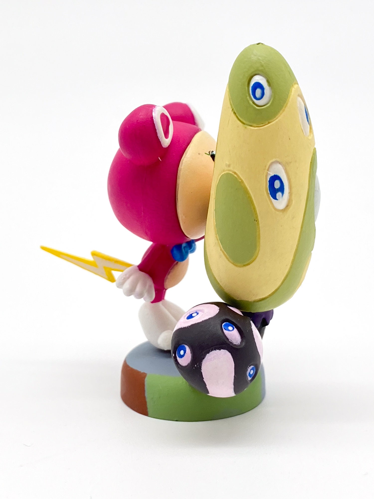 Mini Figurine Mr Dob And Mushrooms Pink - Takashi Murakami Superflat Museum 2003