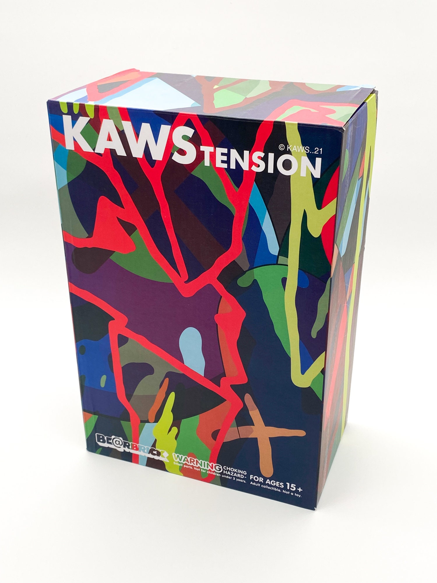 Bearbrick KAWS TENSION 100+400% Medicom Toy - Etsy