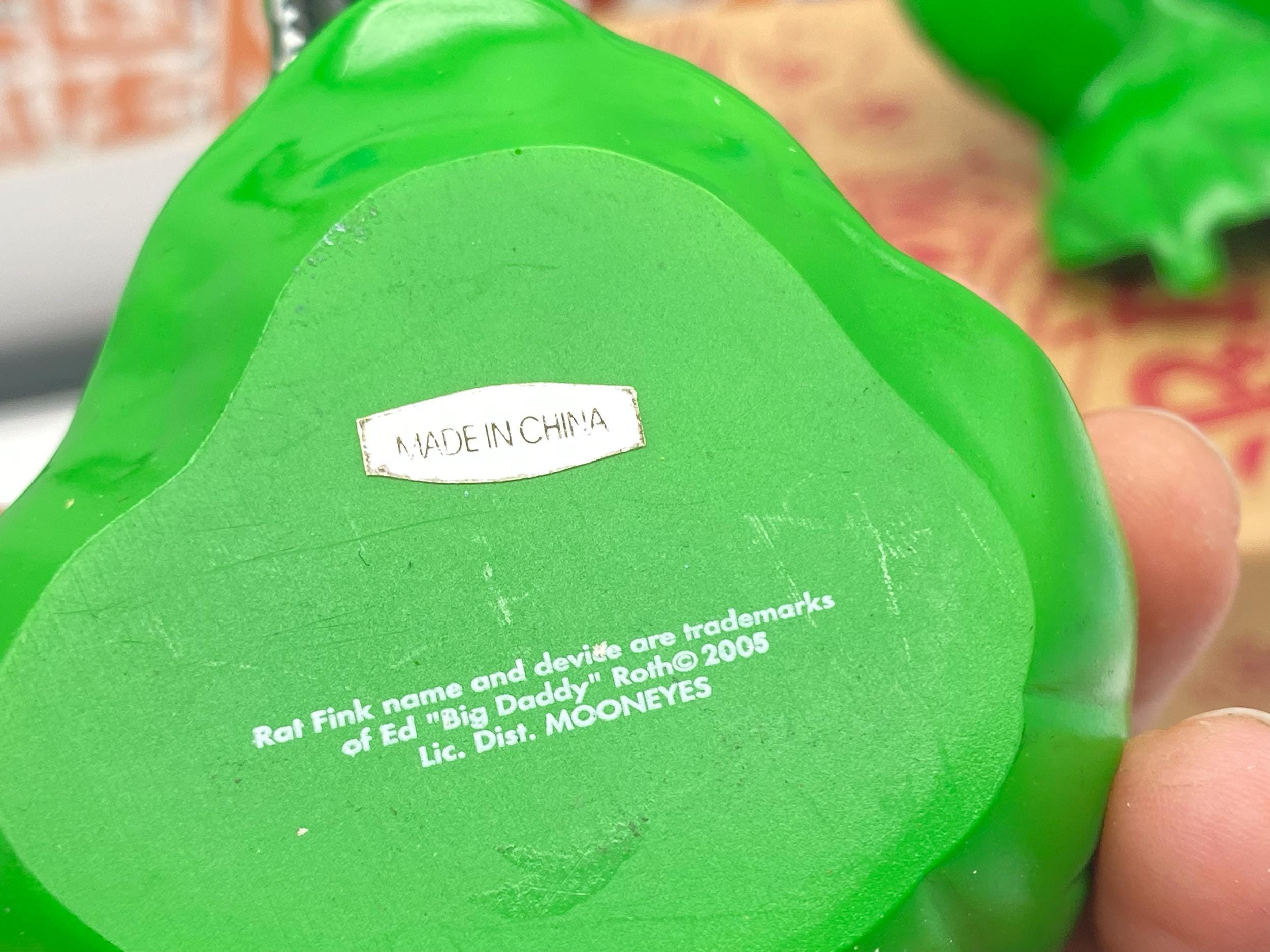 Rat Fink Fever Head Ashtray 