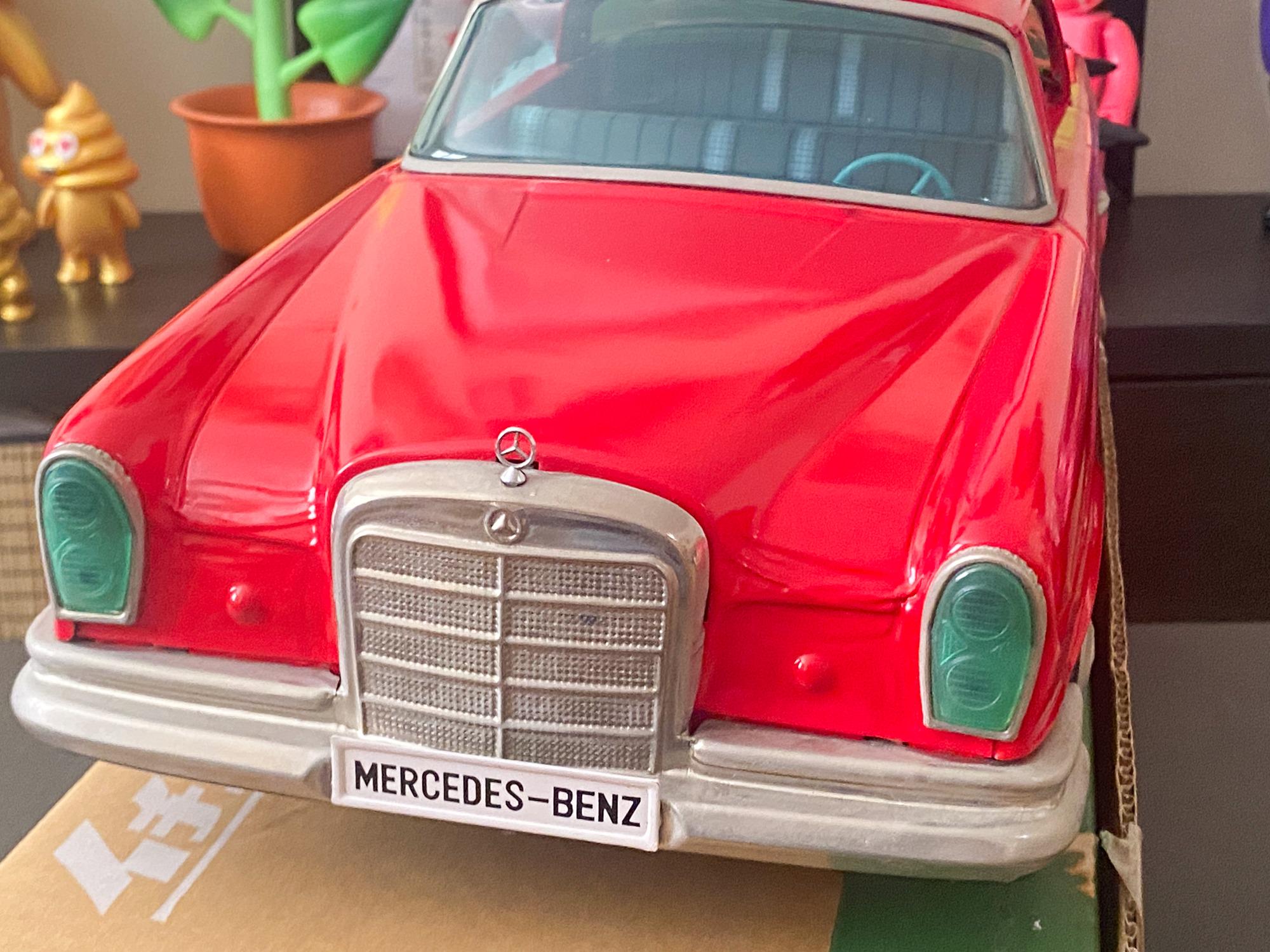 Ichiko Red Mercedes Benz 300SE 61cm 70-80s Japan - Etsy