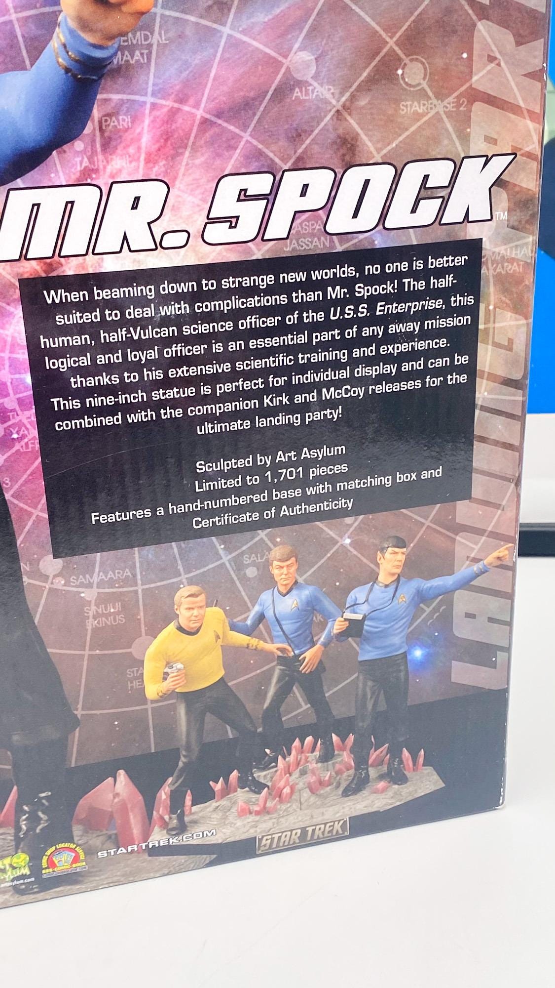 Mr Spock Landing Party Star Trek - Diamond Select 2007 [NEW