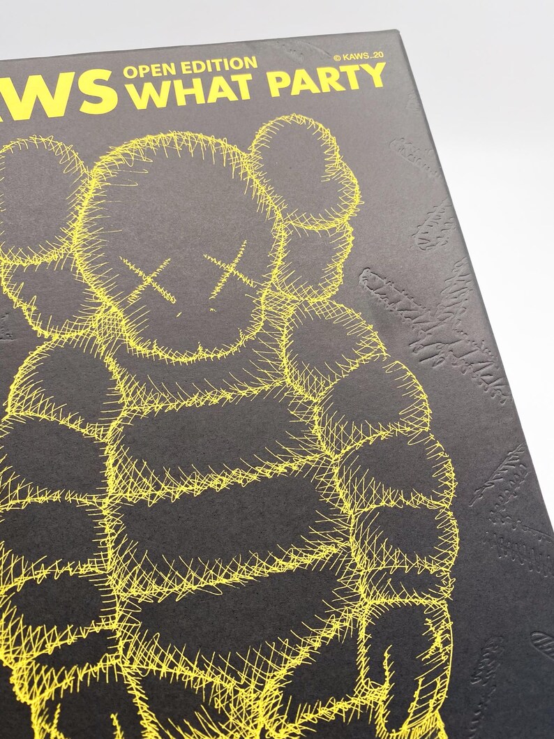 Kaws オープンエディション What Party イエロー - メディコム・トイ 2020 画像 10