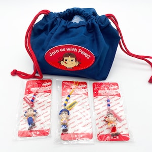 Peko-Chan bag and charms - fujiya Japan