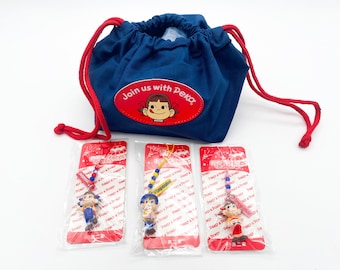 Peko-Chan bag and charms - fujiya Japan