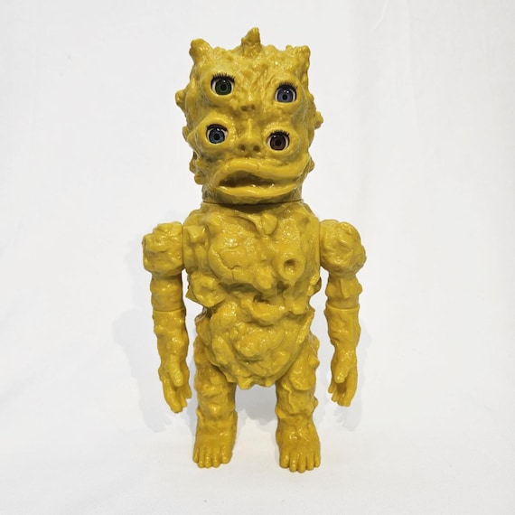 Nagnagnag Boryoku Genjin Four-eyes Yellow Sofubi Japan - Etsy