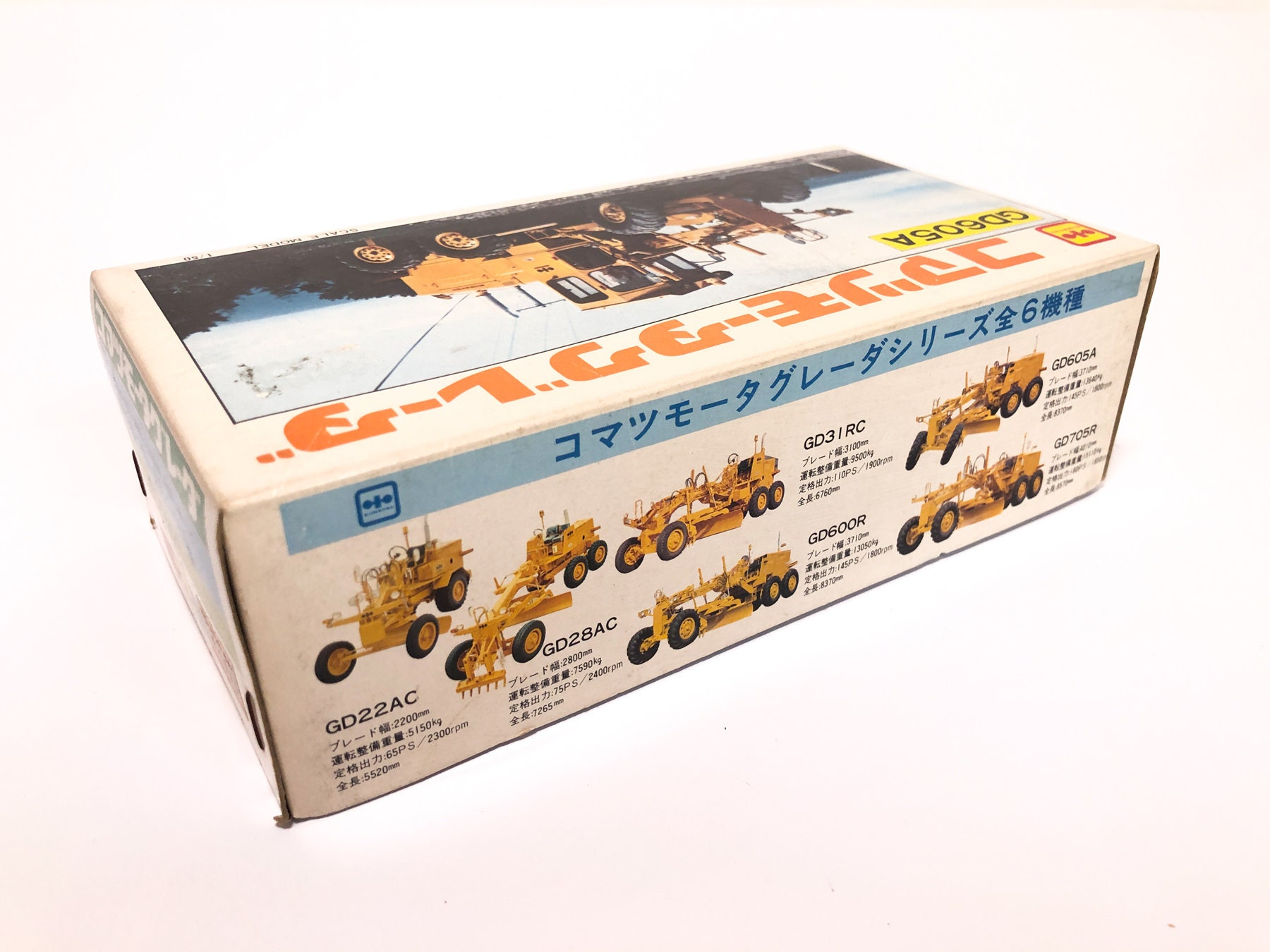 KOMATSU W 120 RADLADER 1.VERSION OCKER DIAPET YONEZAWA 1:50 RARITÄT