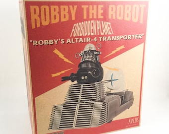 Figurine Robby The Robot X-Plus 2013 - Édition Limitée Métal Gris (NIB)