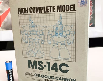 Gelgoog Cannon Zeon Mobile Suit Gundam MS-14C - Bandai 1:144 HCM High Complete Model MIB