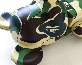 Bearbrick 400% BAPE Play Camo Green – 2003 Medicom Toy - Etsy Bearbrick 400% BAPE Play Camo Green – 2003 Medicom Toy - Etsy