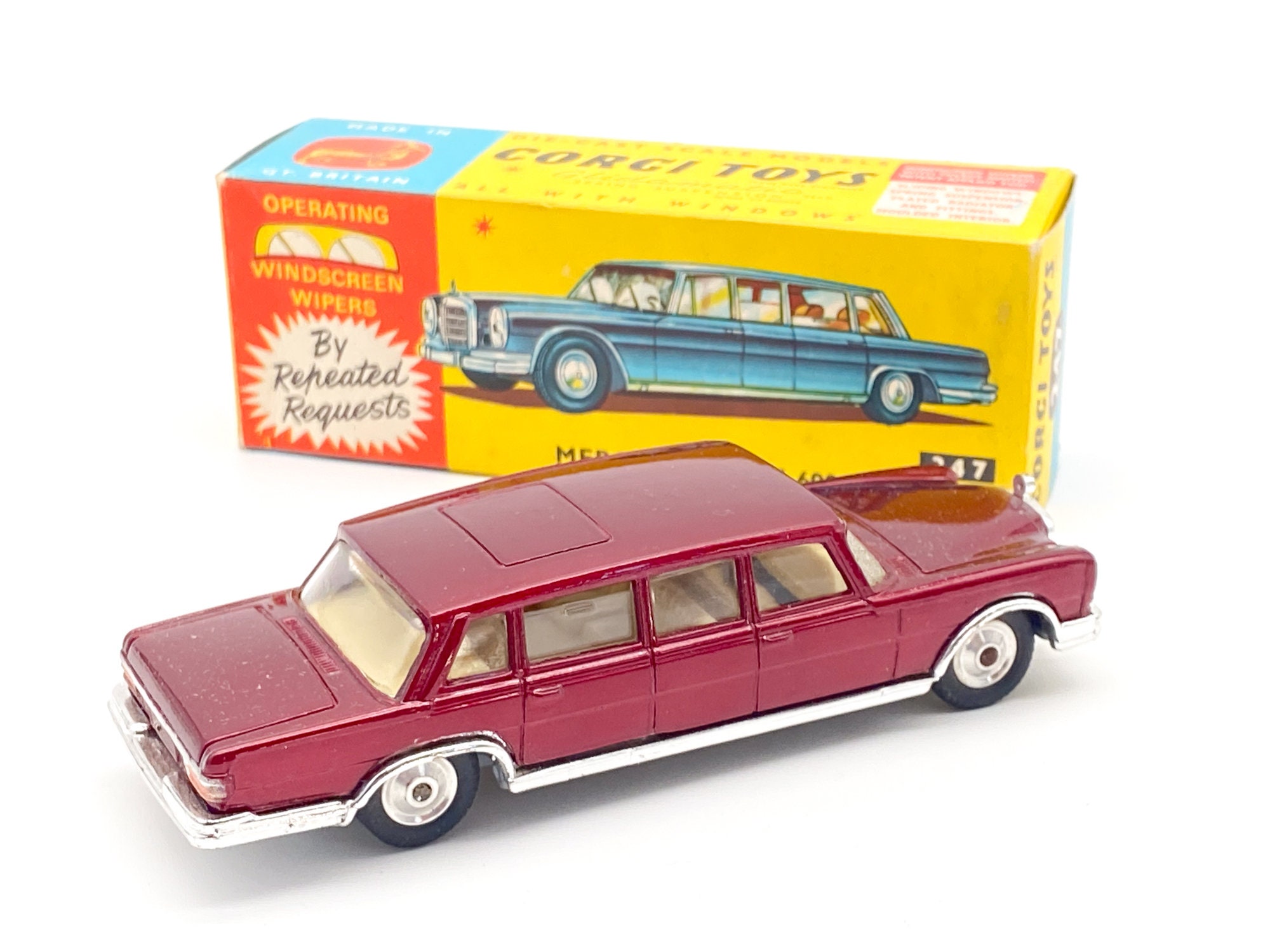 Corgi Toys 247 - Mercedes Benz 600 Pullman MIB 1964 - Etsy