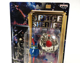 6 Figurines SPACE SHERIFF Collection / Banpresto 1999 X-or