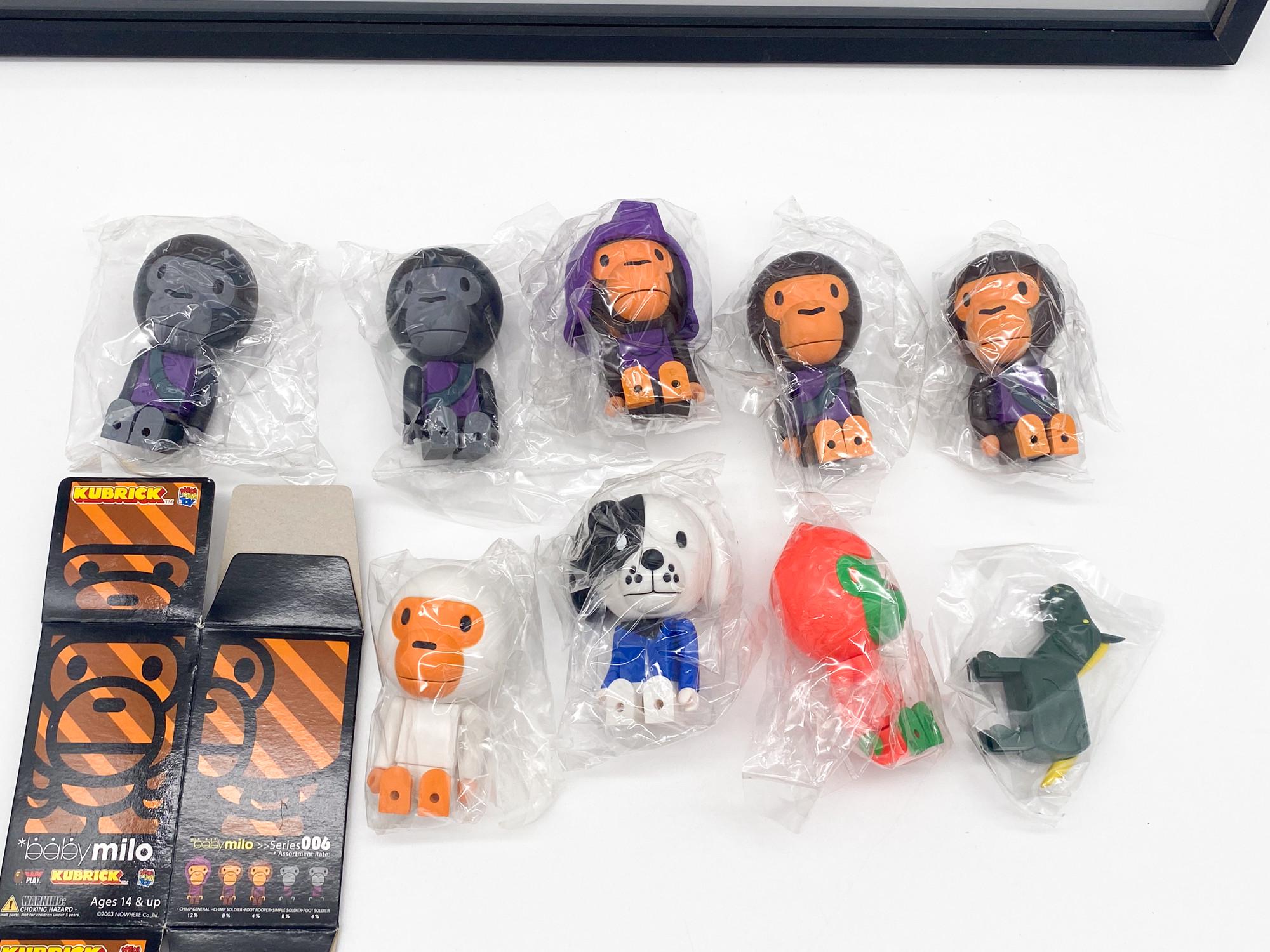 BAPE KUBRICK babymilo シリーズ001～007 まとめ売り Baby Milo Series 006 Medicom X Bape Play \u2013 Full Set of 9 Sealed