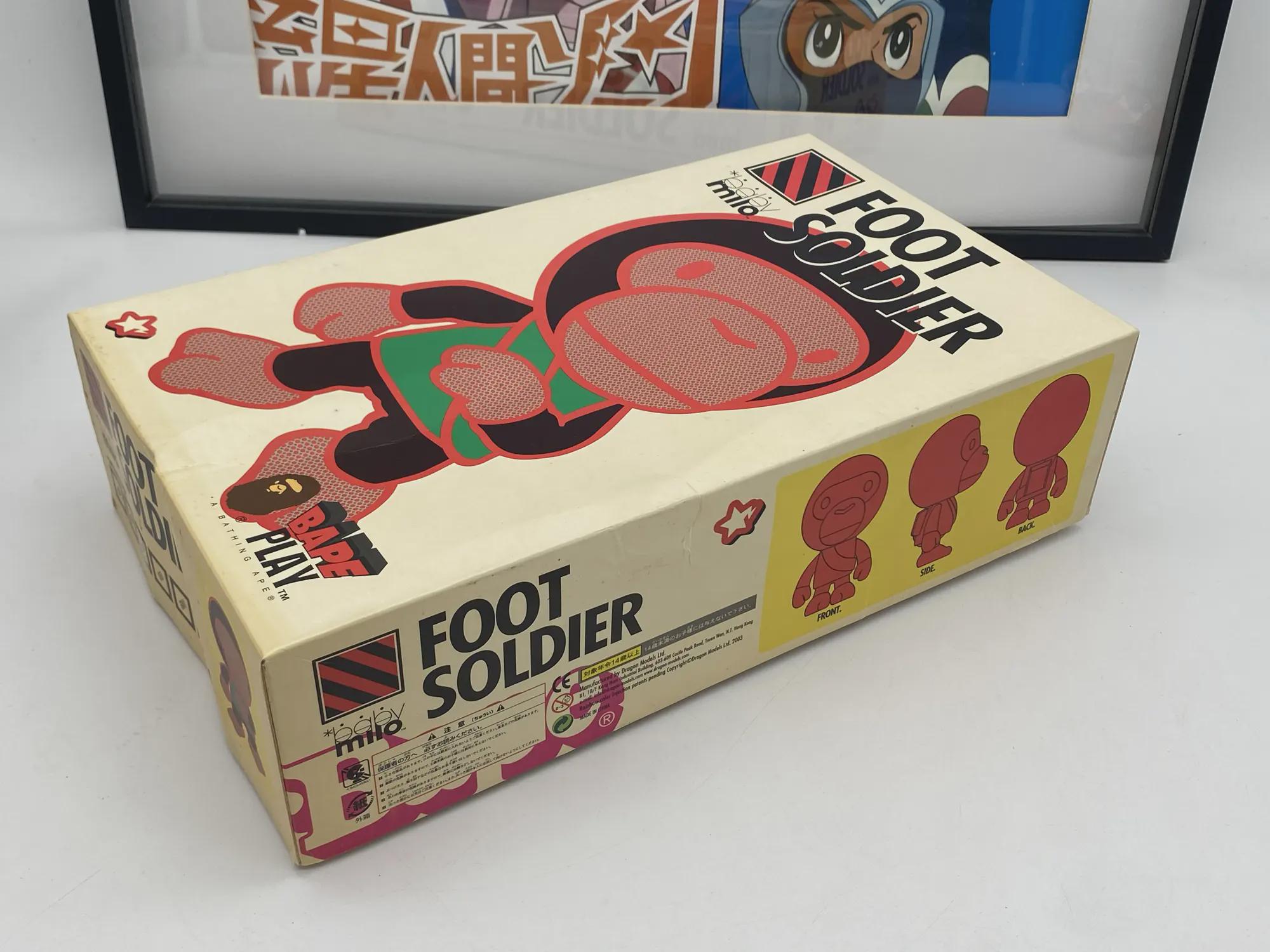 Bape Play Baby Milo FOOT SOLDIER Model Kit 2003 NIB - Etsy