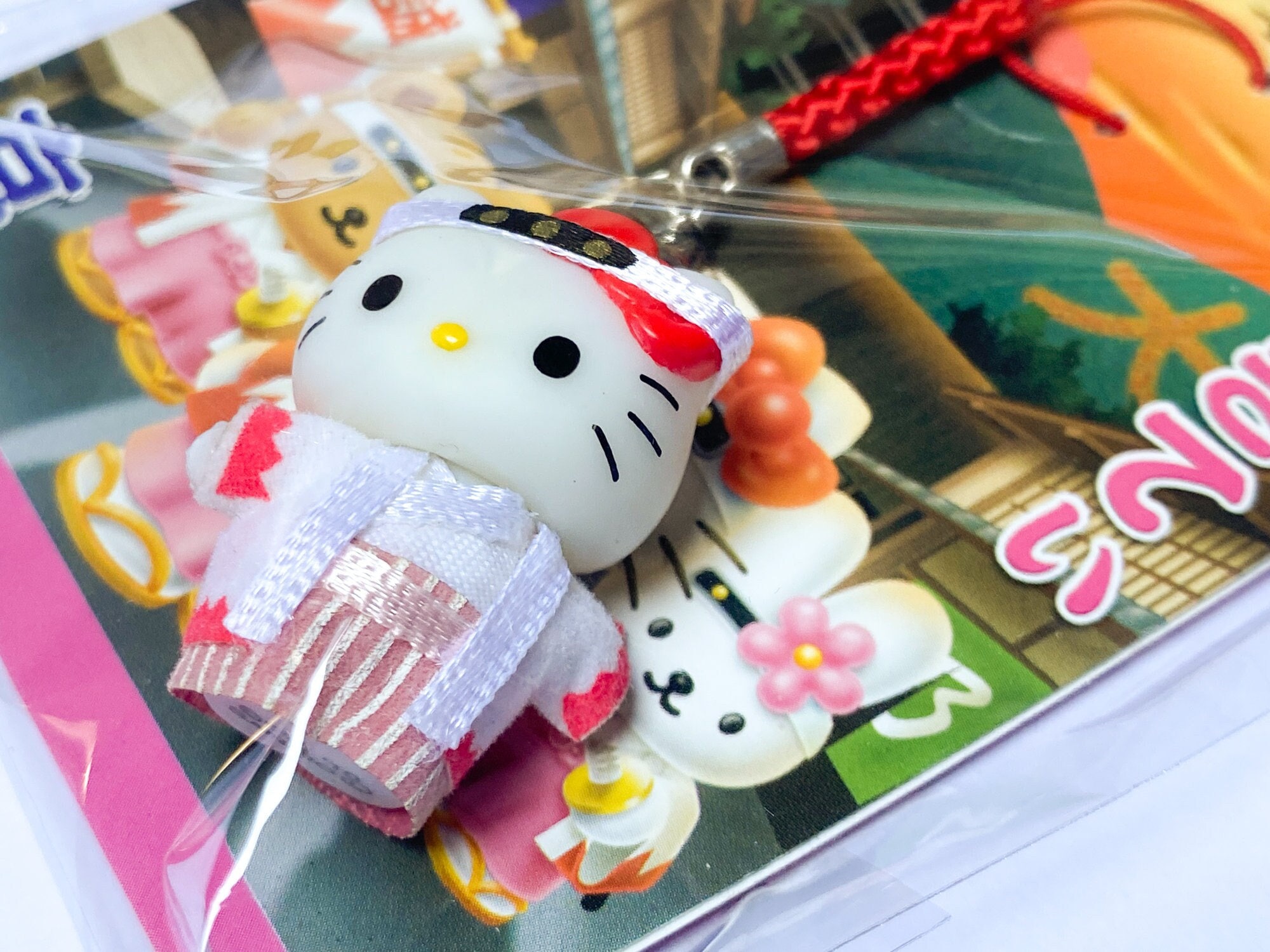 HELLO KITTY Kyoto Kimono Mobile Phone Charm - Gotochi Japan - Etsy