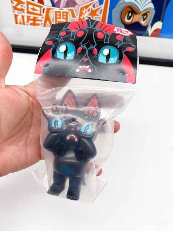 新品 レアGRAPE BRAIN おにぎり クリームソーダ ソフビフィギュア Rare ❤️ HTF Jumbo Grape Brain Nigiri Hell's cat onigiri sofubi