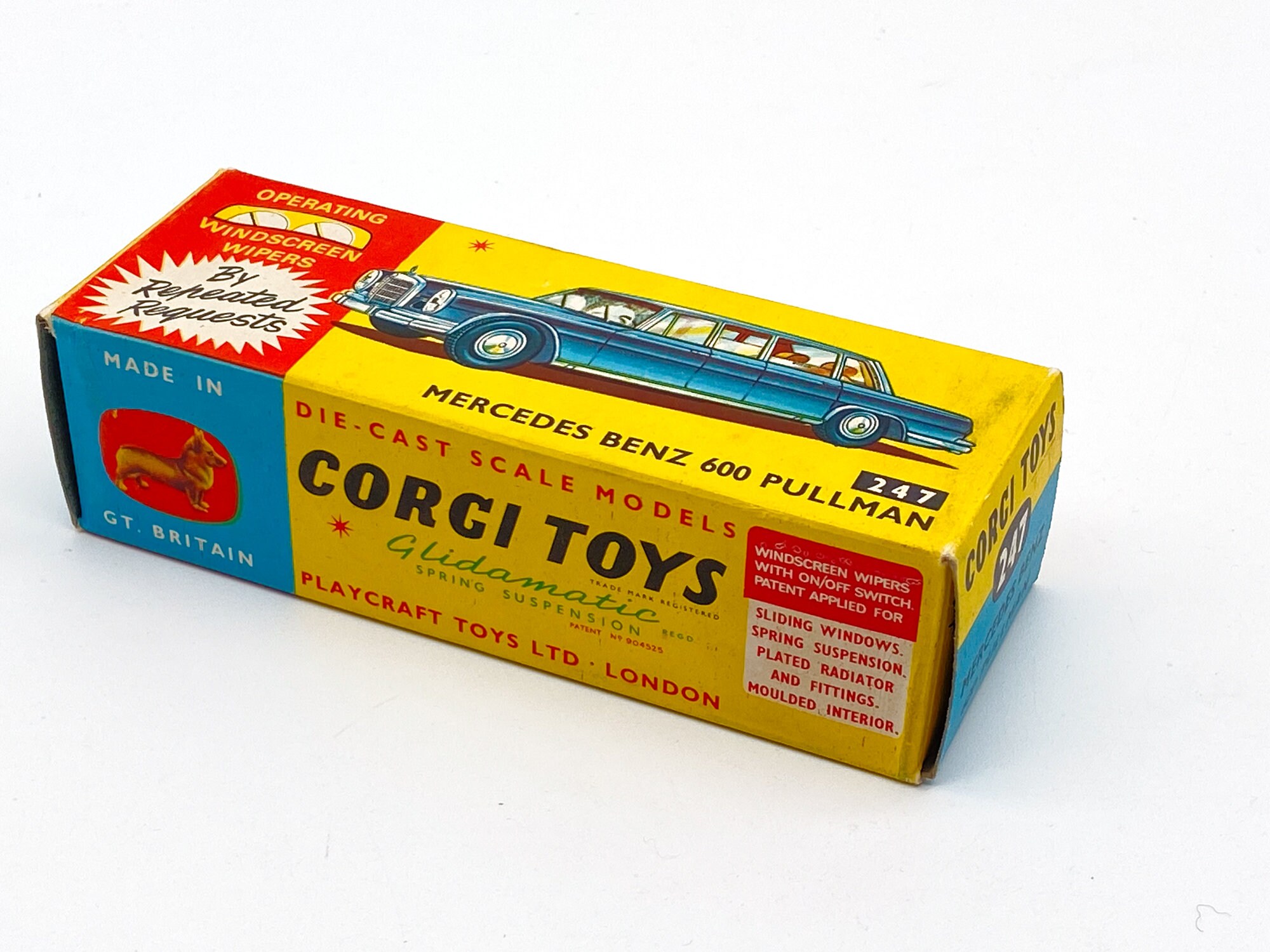 コーギートイズ メルセデスベンツ 600 プルマン ミニカーショップ ケンボックス CORGI TOYS☆247☆メルセデス