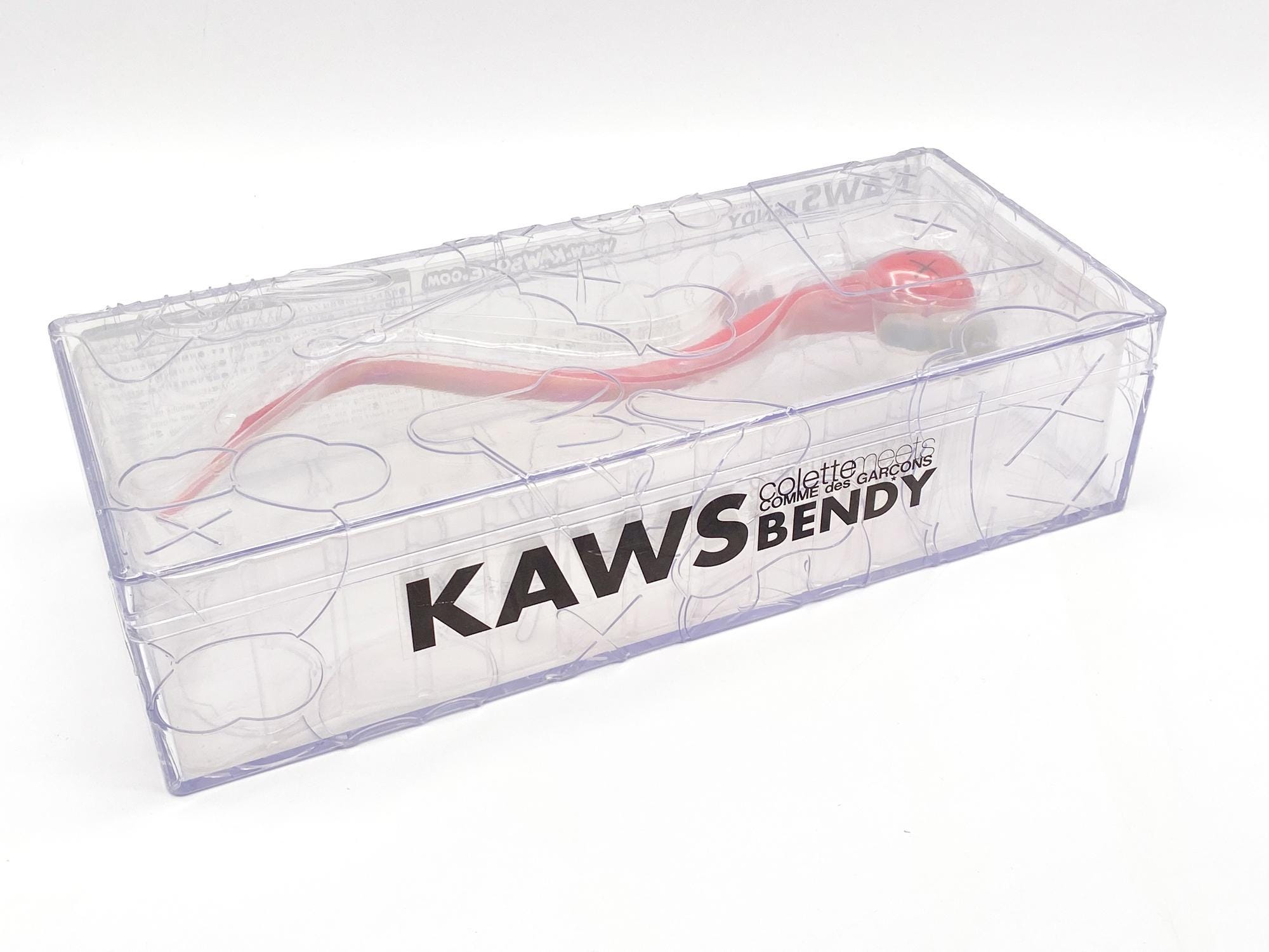 【美品】KAWS BENDY colette×COMMEdesGARCONS KAWS Bendy (red) Colette Meets Comme Des Garçons 2004 - NEW