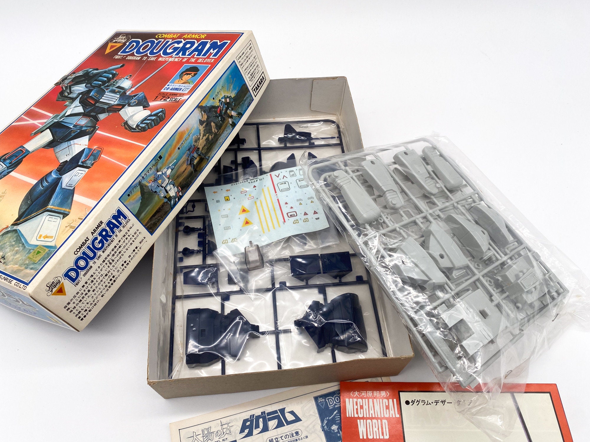COMBAT ARMOR DOUGRAM コレクターズボックス Complete Reproduction Edition All 10 Items Fang of the Sun