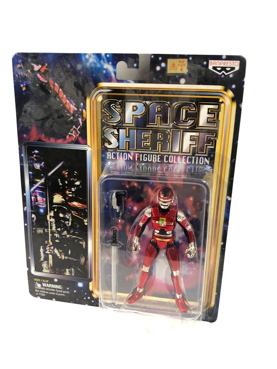 6 Figurines SPACE SHERIFF Collection / Banpresto 1999 X-or