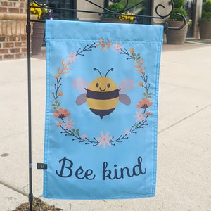 Be Kind Garten Flagge Outdoor Dekor Meter Schild für Frühling Sommer