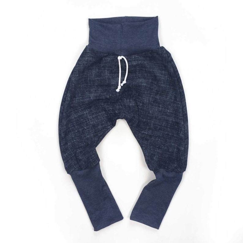 toddler harem pants boy knickers pants Denim looks baby harem pants baby sweat pants grow with me pants