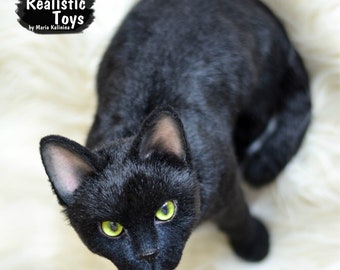 cat stuffed animals that look real