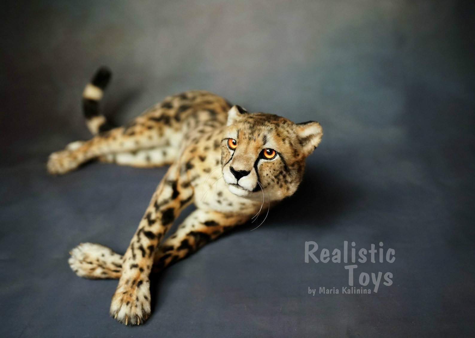 Cheetahroyal Cheetah Realistic Stuffed Animal Realistic | Etsy