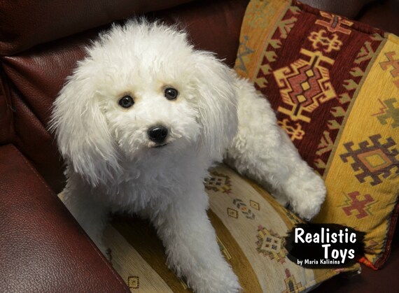 realistic stuffed poodle