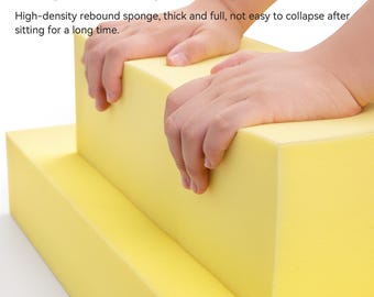 Custom High-Density Foam Cushion - Personalized Size & Thickness - DIY Upholstery Replacement for Sofa, Chair, Bench - Crafting Foam Padding