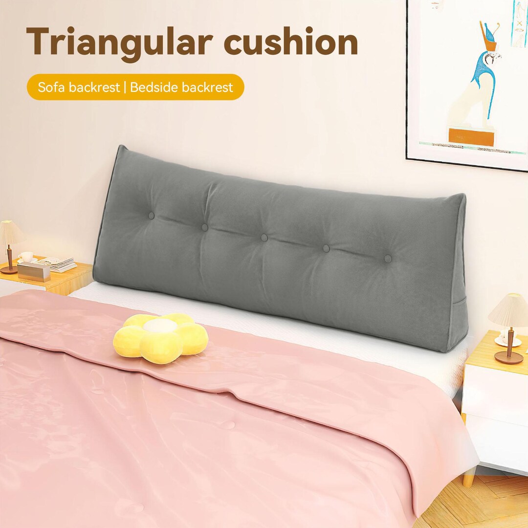 Cuscino da letto triangolare Cuscino ergonomico per il supporto
