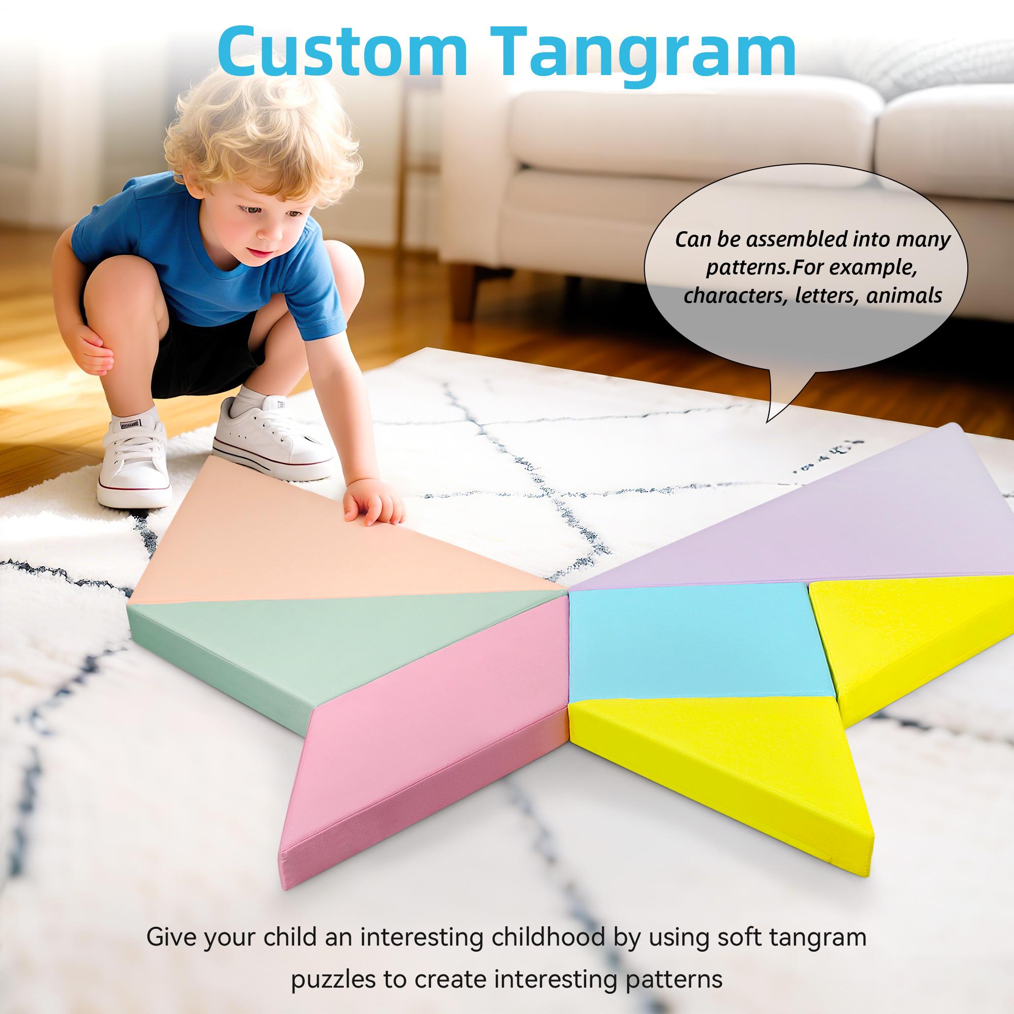 3-Inch Thick Premium Baby Play Mat - 7-Piece Extra Soft Foam Tiles, Montessori Learning Toy - Non-Toxic Nursery Flooring for Crawling & Play