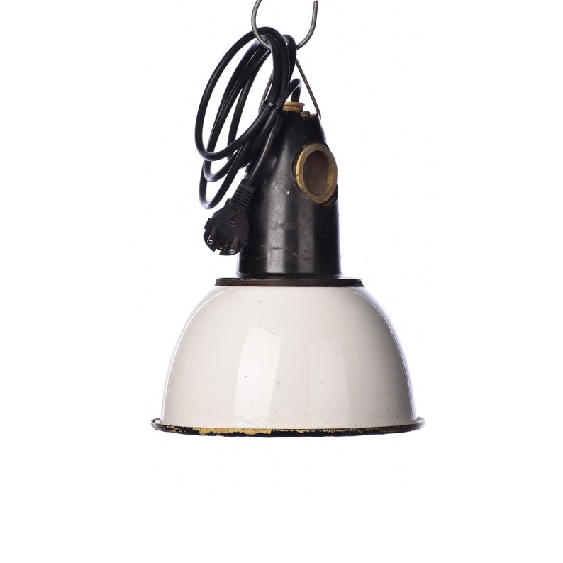 Retro White Pendant Shade Ceiling Light