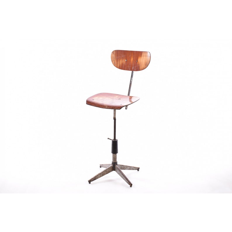 Holz Sperrholz Stuhl Metall industrielle Loft Vintage Retro | Etsy