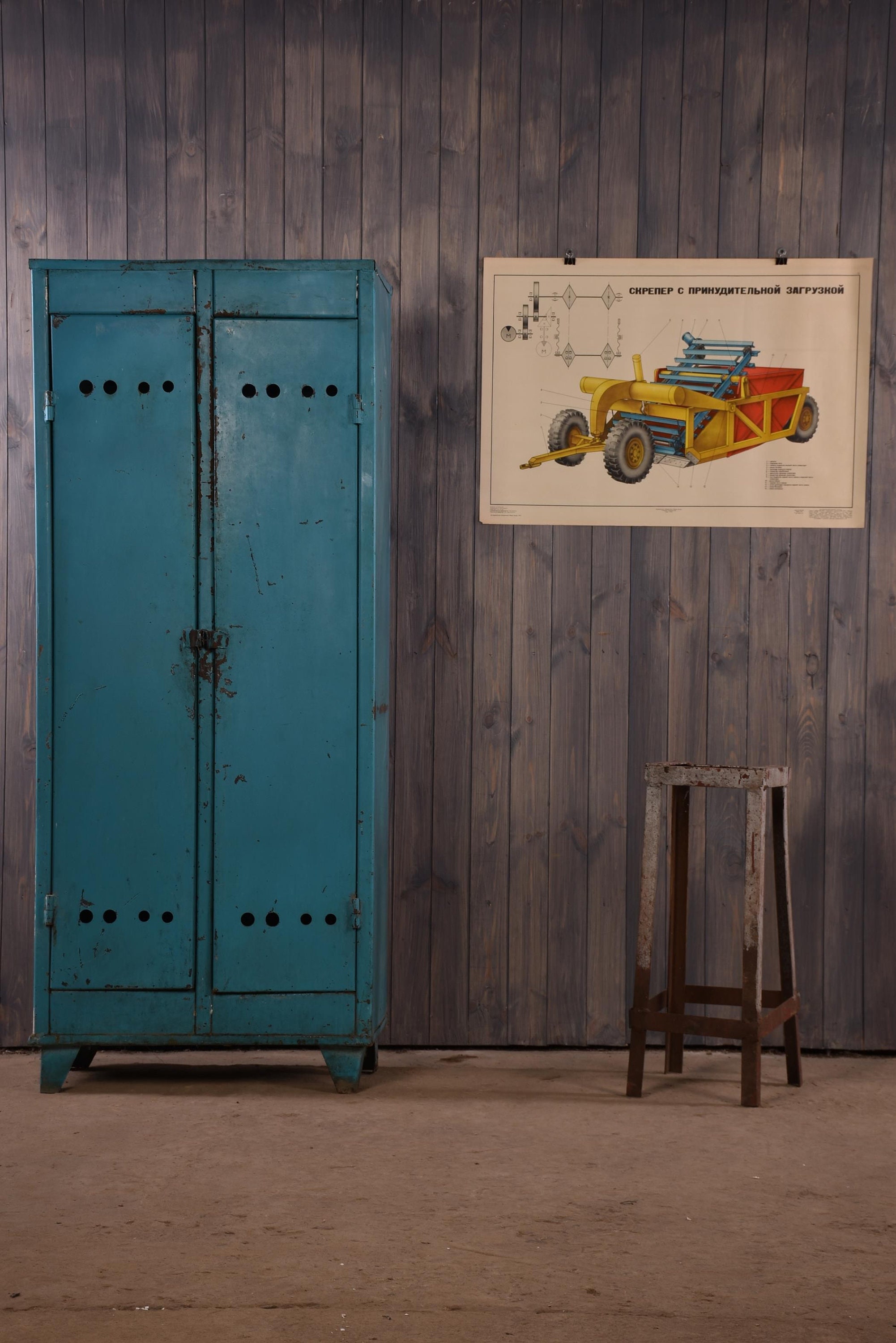 Poster print vintage industrial wall decor posters retro Etsy