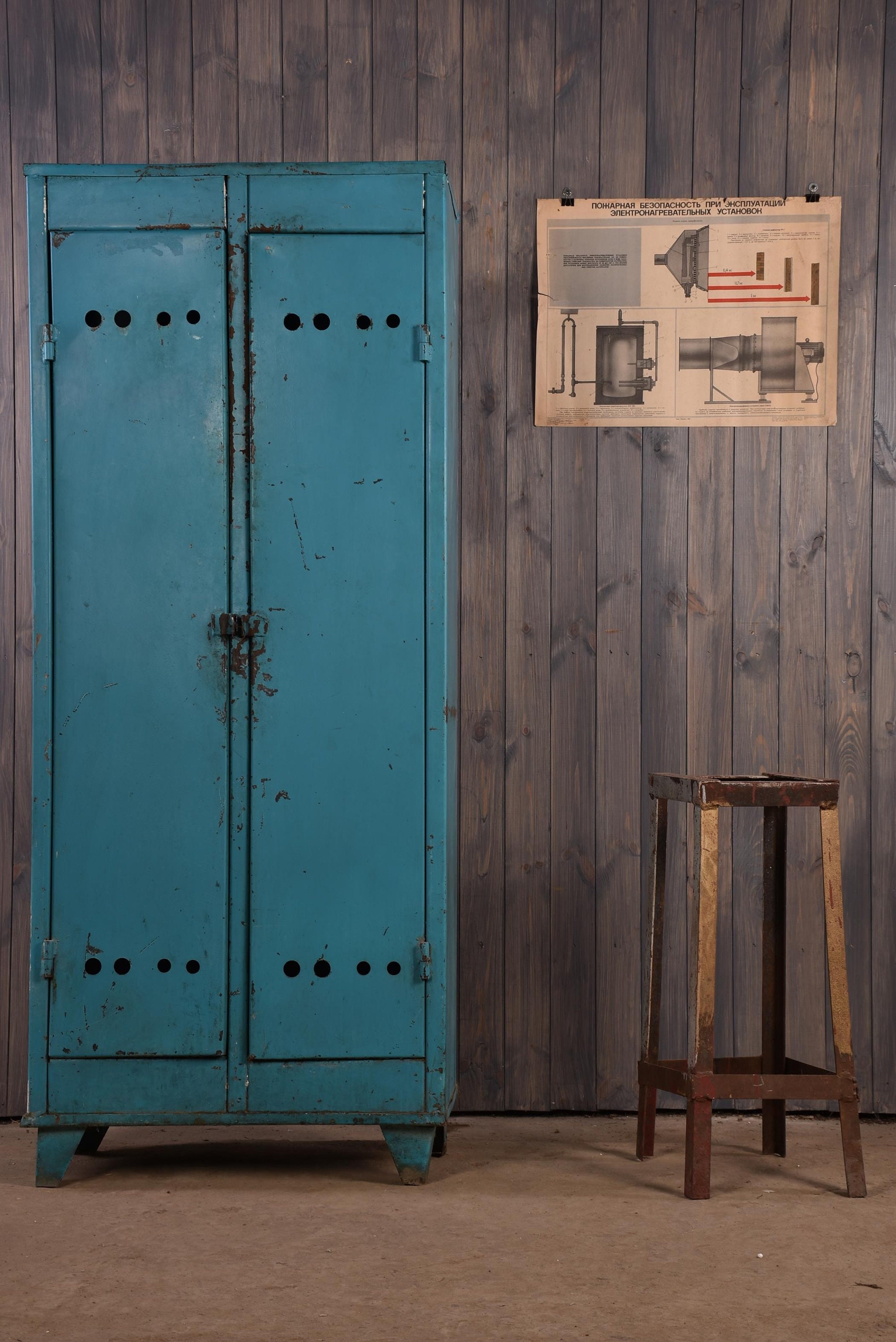 Poster print vintage industrial wall decor posters retro Etsy