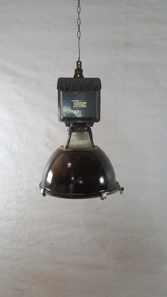 Enamel Light Fixture Rustic Ceiling Pendant Industrial Etsy