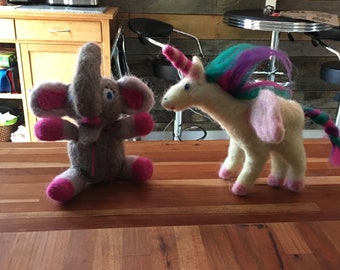 Felted animals