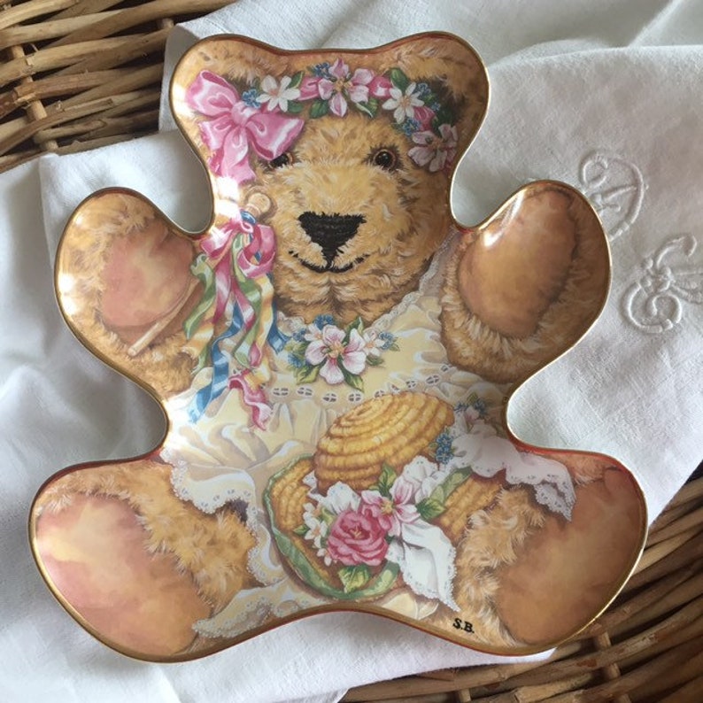 franklin mint bear plates