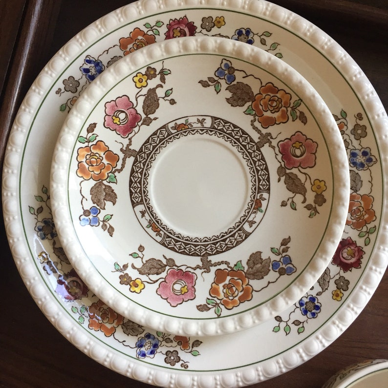 Villeroy&Boch tea cup set Old Nanking pattern tea trio cup Etsy