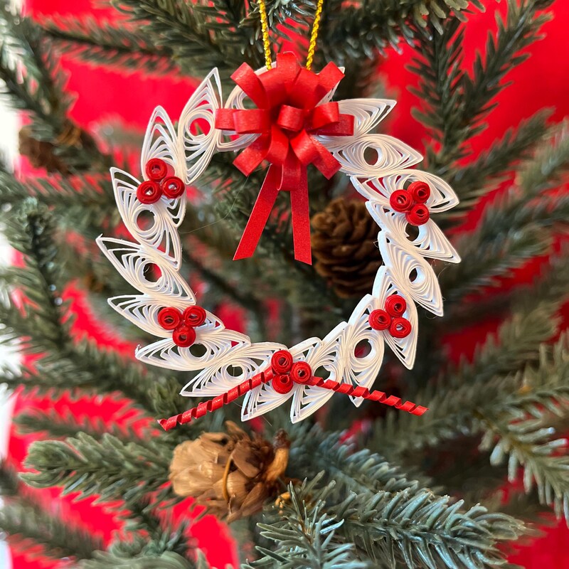 Quilled Christmas Ornaments Etsy